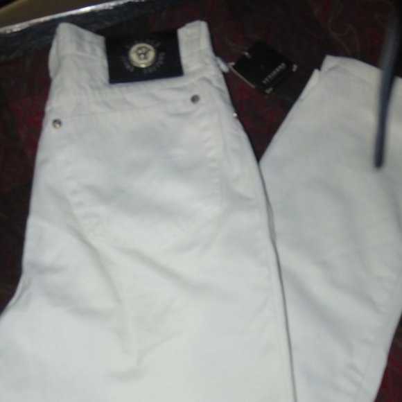 Versace Denim - NWT Versace Jeans Couture Straight Leg White jeans Pants 29 43 Italian US 6